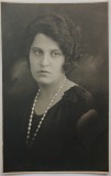 Carte Postala , femeie, studio &bdquo;Foto-Luvru&rdquo;, 1928