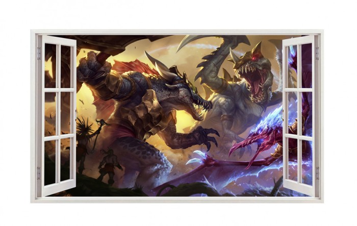Sticker decorativ cu Dinozauri, 85 cm, 4286ST