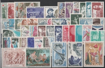 An complet 1970 Franta MNH foto