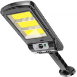 Lampa solara 60w cu senzor miscare, 3 x LED COB si 2 x acumulatori : Set - 2 buc, Oem