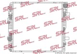 Radiator Mercedes Atego 98-, motor: 4.3 D, 571x554x41, SRLine, Aluminiu/ Plastic brazat, 9705000403