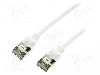 Cablu patch cord, Cat 6a, lungime 0.5m, U/FTP, LOGILINK - CQ9021S