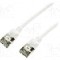 Cablu patch cord, Cat 6a, lungime 0.5m, U/FTP, LOGILINK - CQ9021S