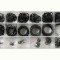Set agrafe, 300 piese, sigurante elastice seeger, din otel de arc, 18 tipuri diferite