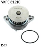 SKF VKPC 81210 Pompă de apă, răcire motor