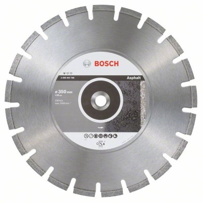 Disc diamantat pentru asfalt 350mm -20 / 25.4mm Bosch 2608602625 foto