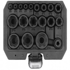 Set tubulare torx plus (EP), 19 piese