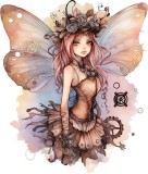 Sticker decorativ, Zana, Maro, 70 cm, 1279STK-1
