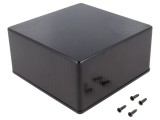 Carcasă universală 120x120x59mm ABS neagră
