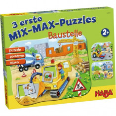 Puzzle Mix, Haba, Santierul, 2Ani+ foto