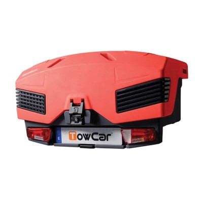 Cutie portbagaj pe carligul de remorcare TowBox Evo, Emotion Rosu foto