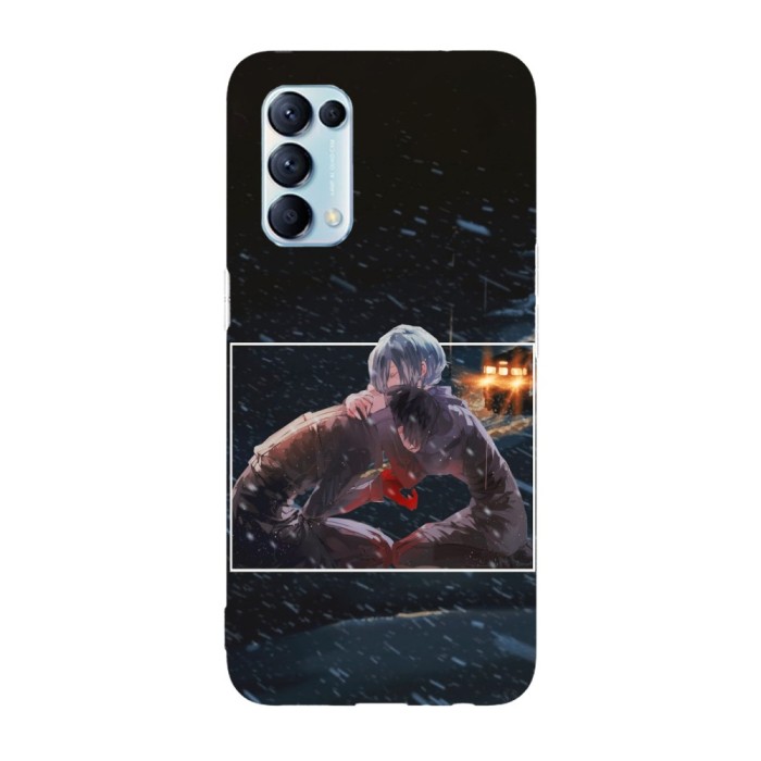 Husa compatibila cu Oppo A72, Viceversa, model Kirishima Touka, Kaneki Ken, Silicon, TPU