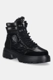 Blauer bocanci BLANCA culoarea negru, cu platformă, izolare usoara, F5BLANCA03/NYP