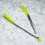 Cleste pentru bucatarie, inox-silicon, verde, Kinghoff