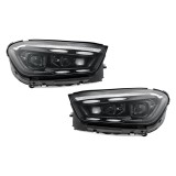 Faruri LED Mercedes GLE W167 si C167 2019-2023, design Facelift