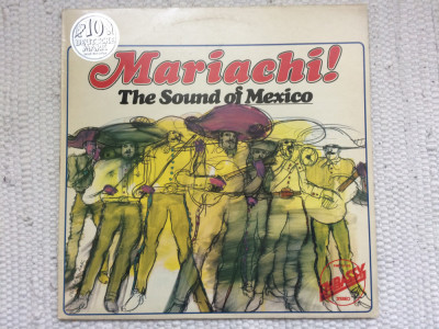 mariachi the sound of mexico disc vinyl lp muzica latino embassy records 1974 VG foto