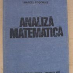 Analiza matematica-Marcel N.Rosculet