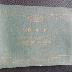 WOLA D - Catalog piese schimb motor diesel