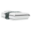Cadru de pat cu lumini LED, alb, 90x190 cm GartenMobel Dekor, vidaXL