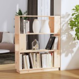 vidaXL Bibliotecă/Separator cameră, 80x25x101 cm, lemn masiv pin