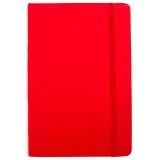 Agenda A5 rosie cu coperti rigide si elastic