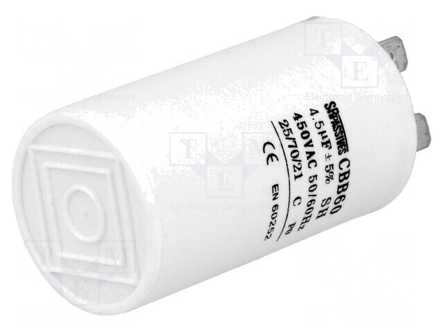 Condensator motor 4.5uF 450V