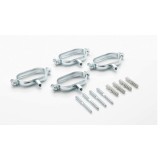 Kit Montaj Aeroline, Șuruburi M8, Șaibe Ovale, Dibluri S10, DN20/DN25, Oțel Inoxidabil