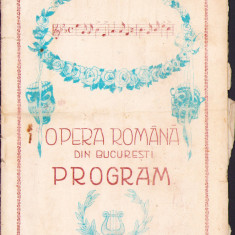HST A241 Program Opera Română București 1925