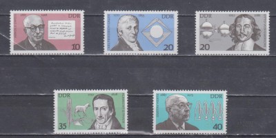 A12 S4 3 - Timbre foarte vechi - Fosta Germanie Democrata - DDR - personalitati foto
