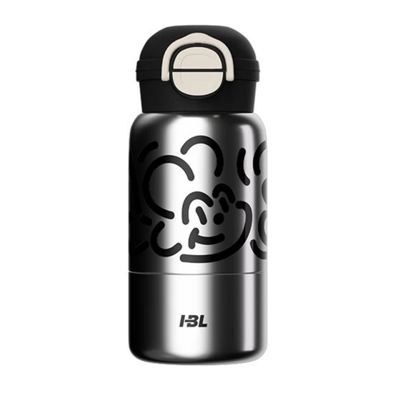 Termos din Otel Inoxidabil pentru copii, 520ml - Techsuit (THM8) - Grey