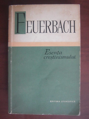 Feuerbach - Esenta crestinismului foto