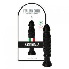 Dildo Anal Toyz4Lovers "Teo Black" 14 cm - Negru##
