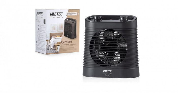 Aeroterma Imetec Silent Power Comfort, silentios, incalzitor electric, 2100 W - RESIGILAT