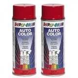 Cumpara ieftin Pachet 2 x Vopsea Spray Auto Dacia Rosu 275 Dupli Color 350 ml, DUPLI-COLOR
