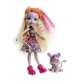 Papusa Zadie Zebra si figurina Ref EnchanTimals