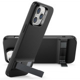 Cumpara ieftin Husa pentru iPhone 14 Pro Max, ESR Air Shield Boost Kickstand, Translucent Black