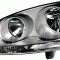Far VW Golf 5 (Hatchback / Combi) 10.2003-05.2009 Jetta 05.2004-09.2010 HELLA partea Stanga tip bec H7+H7 fumuriu cu reflector gri