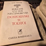 Poveste cu doi necunoscuti Dostoievski si Tolstoi - Ion Ianosi