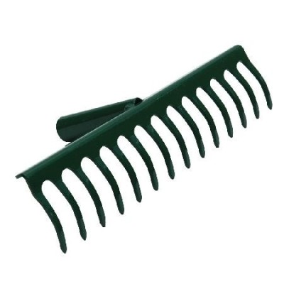 GREBLA METALICA CU DINTI CALITI 410X80MM / 16 DINTI foto