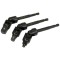 YATO Set 3 adaptoare cardanice, 1/4&#039;&#039;, 3/8&#039;&#039;, 1/2&#039;&#039;, lungime 125mm, CrV