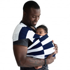 Sistem Purtare Baby Ktan Baby Carrier Print - Navy Stripe - Marimea L foto