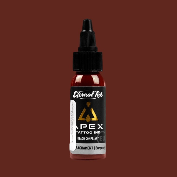 Tus tatuaj APEX Eternal - Culori - 30 ml - Sacrament - Burgundy
