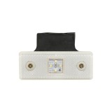 Lampa laterala de gabarit alba cu 4 LED SMD pentru 24V