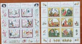 GERMANIA-DDR-&#039;&#039;POVESTI de FRATII GRIM si puskin&#039;&#039;-2BLOC de8v -ff.rarre-MNH nestamp.