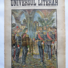 Ziarul Universul Literar ,13 Maiu 1902 , Regele Carol I , cromolitografie