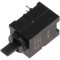 Comutator basculant SP3T (ON)-OFF-(ON) 0,5A/60VAC THT