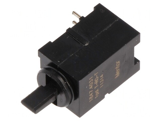 Comutator basculant SP3T (ON)-OFF-(ON) 0,5A/60VAC THT