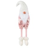 Figurina decorativa gnom Mos Craciun, 29.5 cm, poliester, mainile in buzunar, General