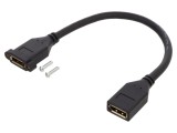 Cablu DisplayPort 1.2 DELOCK 87099, soclu ambele părți, transfer video &icirc;naltă calitate