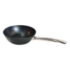 Tigaie aluminiu cu capac Bohmann, 24 x 7 cm, interior marmorat rezistent, maner inox, Zephyr